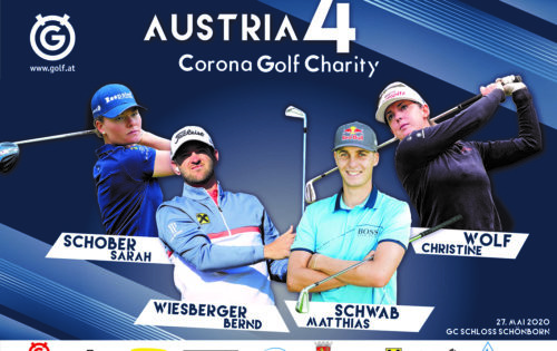 Fix: Wiesberger vs. Schwab, Wolf & Schober beim AUSTRIA 4 – Corona Golf Charity