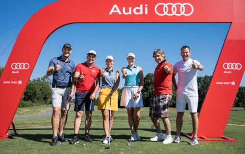 Nicole Hosp und Nick Petersen triumphieren beim Audi Turnier der Weltmeister