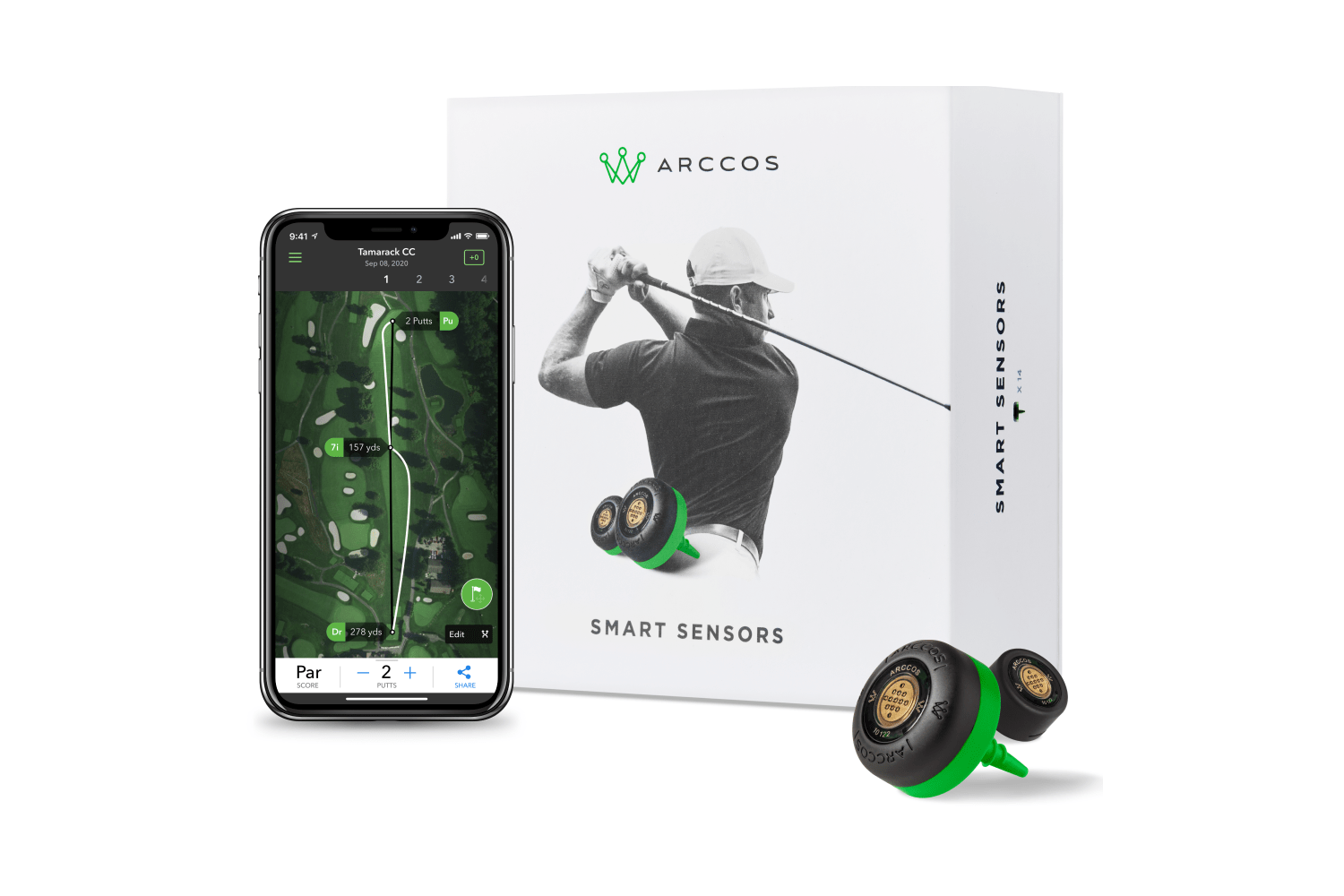 KI auf dem Golfplatz: Arccos Golf Smart Sensors Gen3+