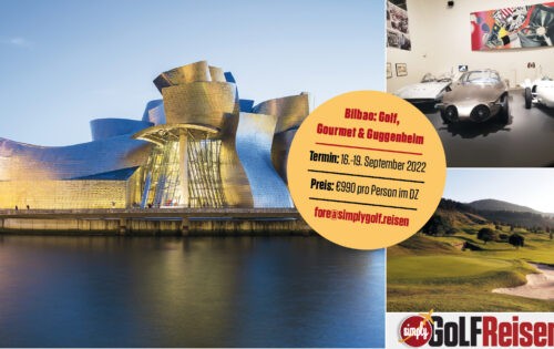 SimplyGOLFReisen: Golf, Gourmet & Guggenheim | 16.-19.9.2022 Bilbao